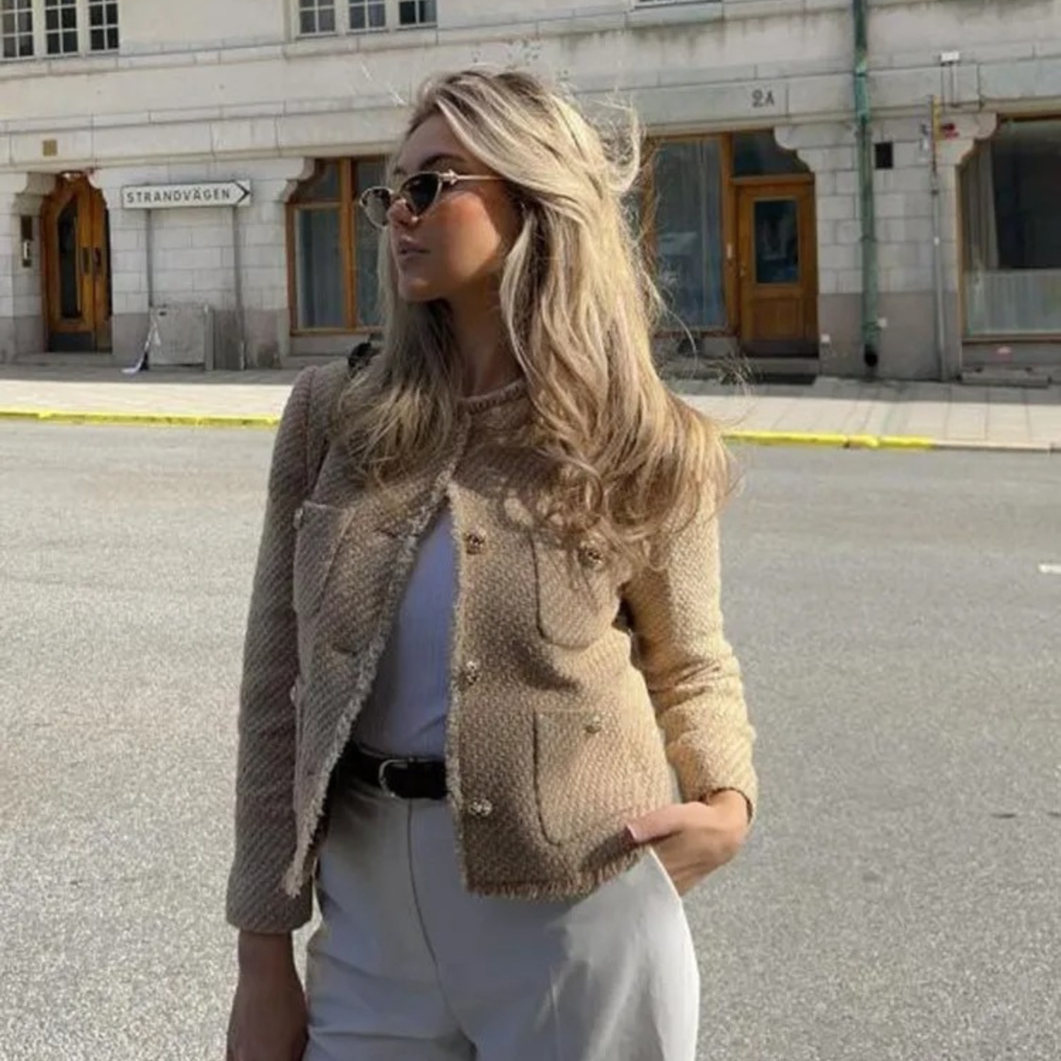 GR | Kamel Sommerjacke für Damen