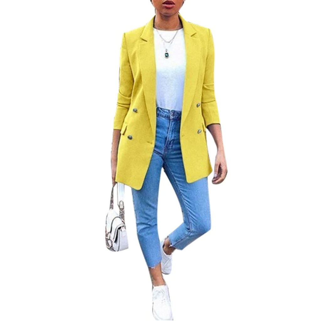 GR – Long-sleeved women's blazer with open front