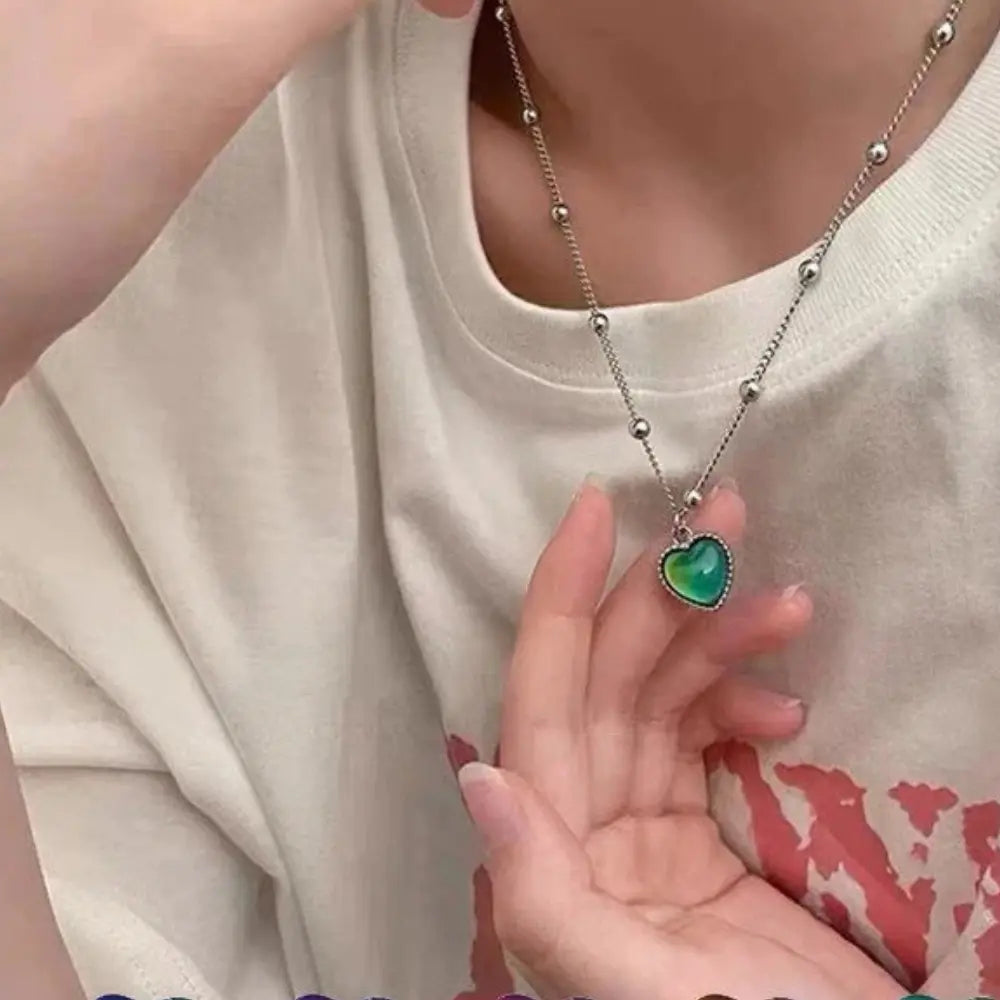 GR | Heart Pendant Necklace for Women