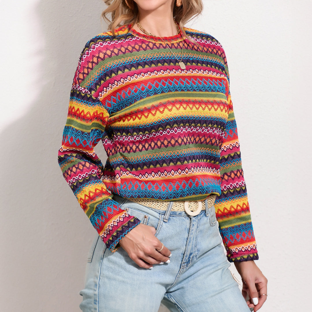 GR | Retro-Herbstpullover