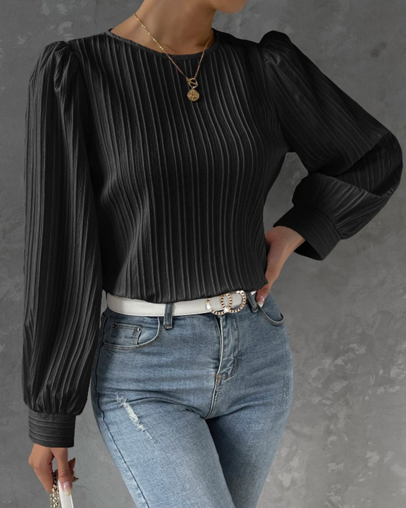 GR | with round neck for women - Stylish and comfortable collarless GR