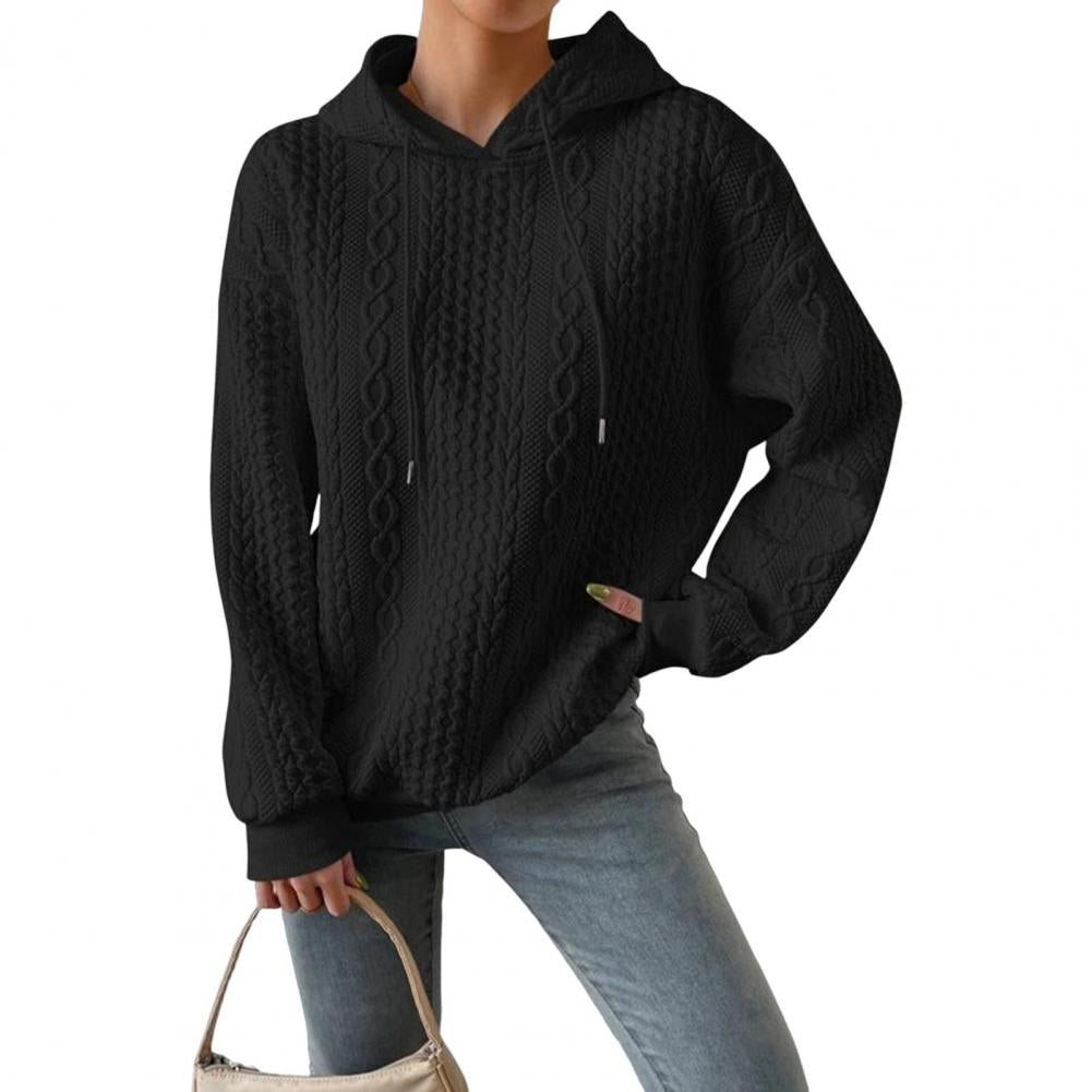 GR | Bequemer Oversized Woven Hoodie mit Kapuze