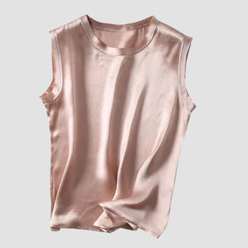 GR | Sleeveless Silk Satin Top