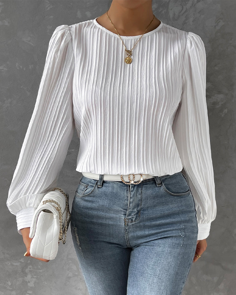 GR | with round neck for women - Stylish and comfortable collarless GR