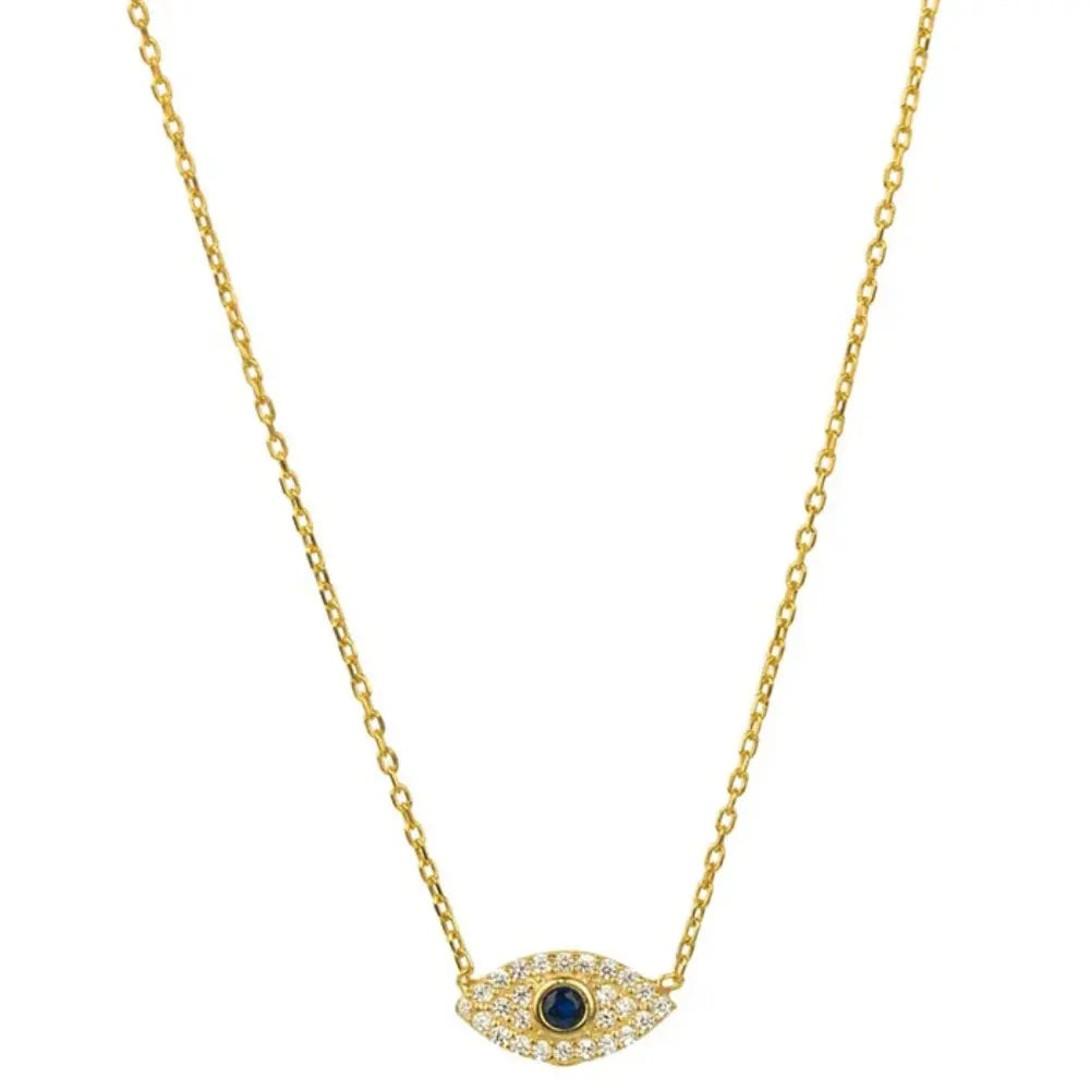 GR | Sterling Silver Diamond Protective Pendant for Women