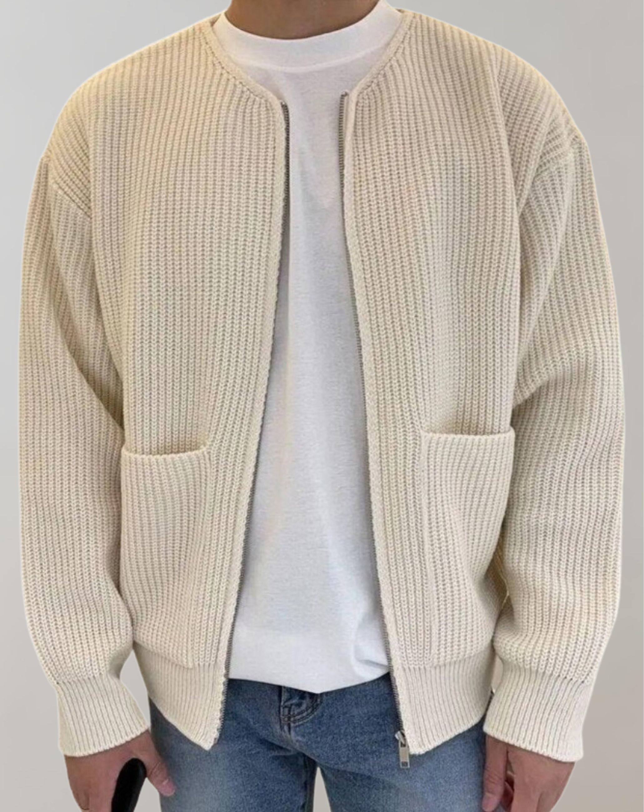GR | Lässiger Strickjacke