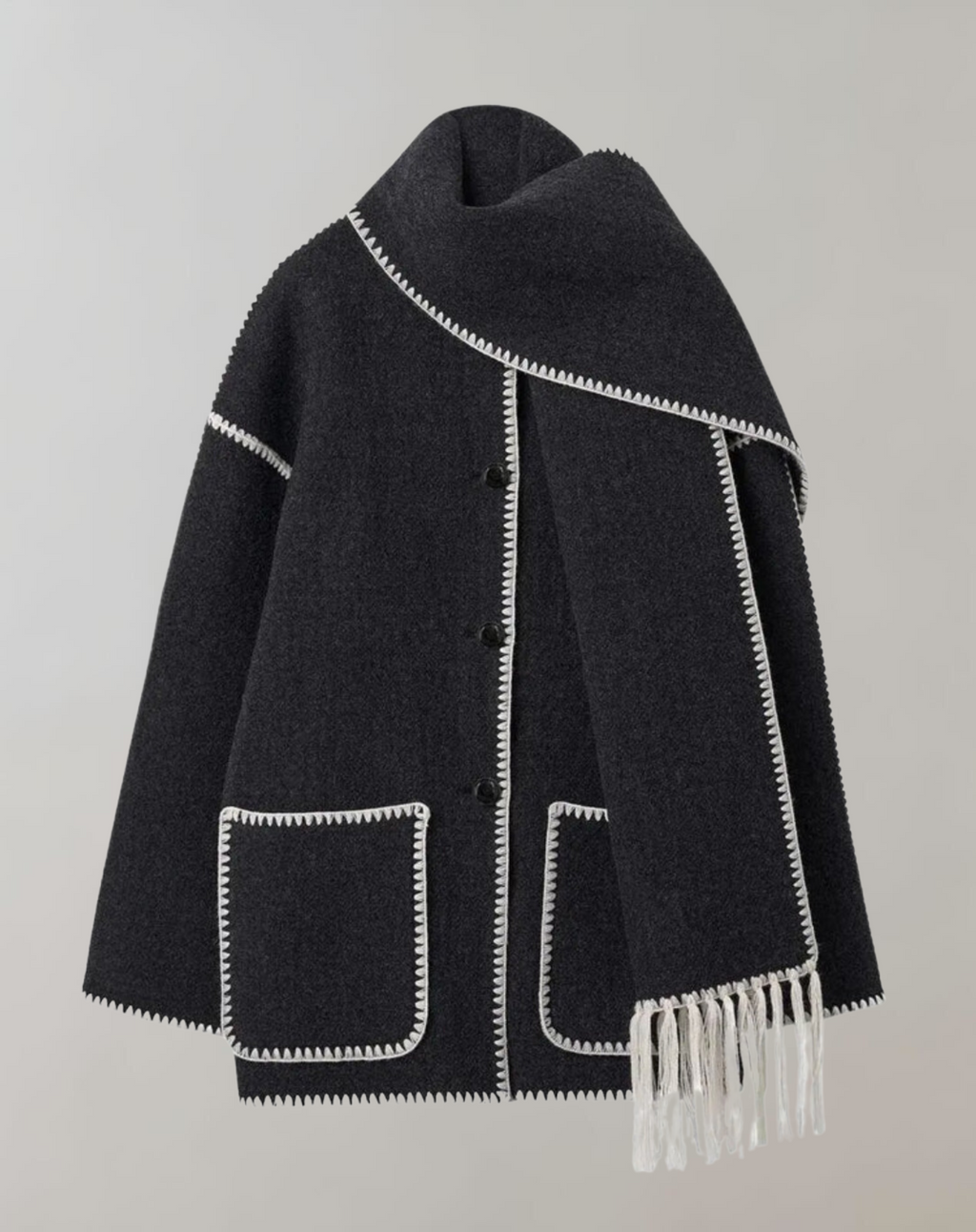 Selena™ - Stylish coat with scarf