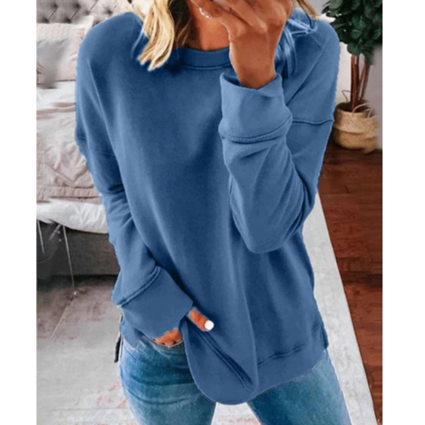 GR | Lässiger Plus Size Pullover Für Frauen