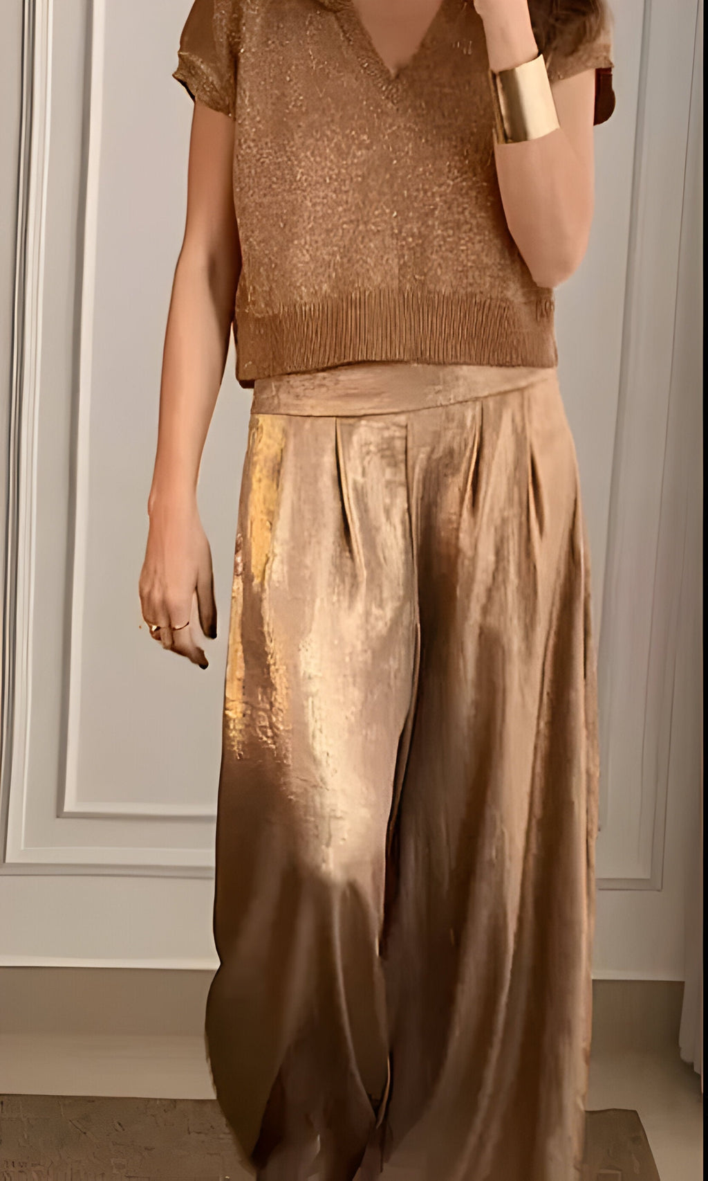 GR | Elegantes Oberteil Und Hose