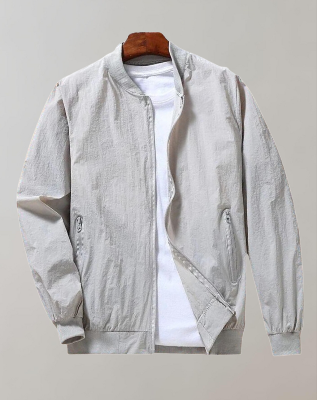 GR | Sporty bomber jacket with stand-up collar