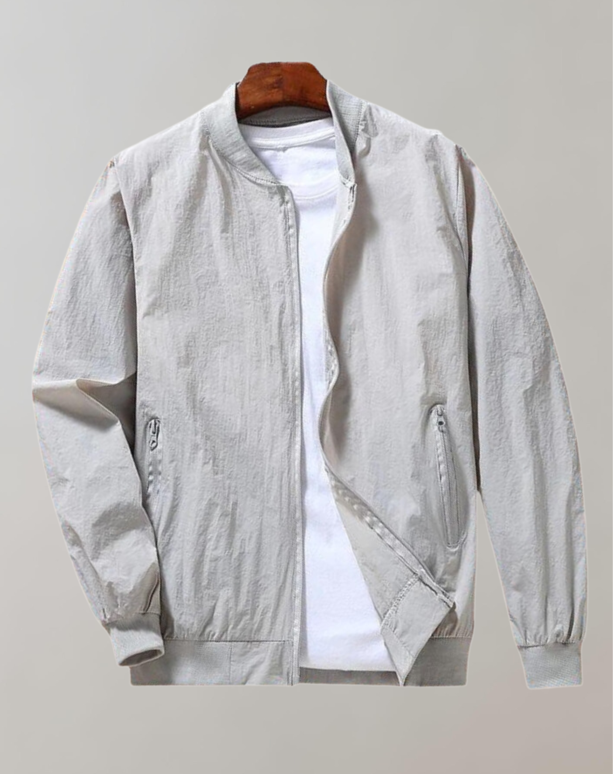 GR | Sporty bomber jacket with stand-up collar