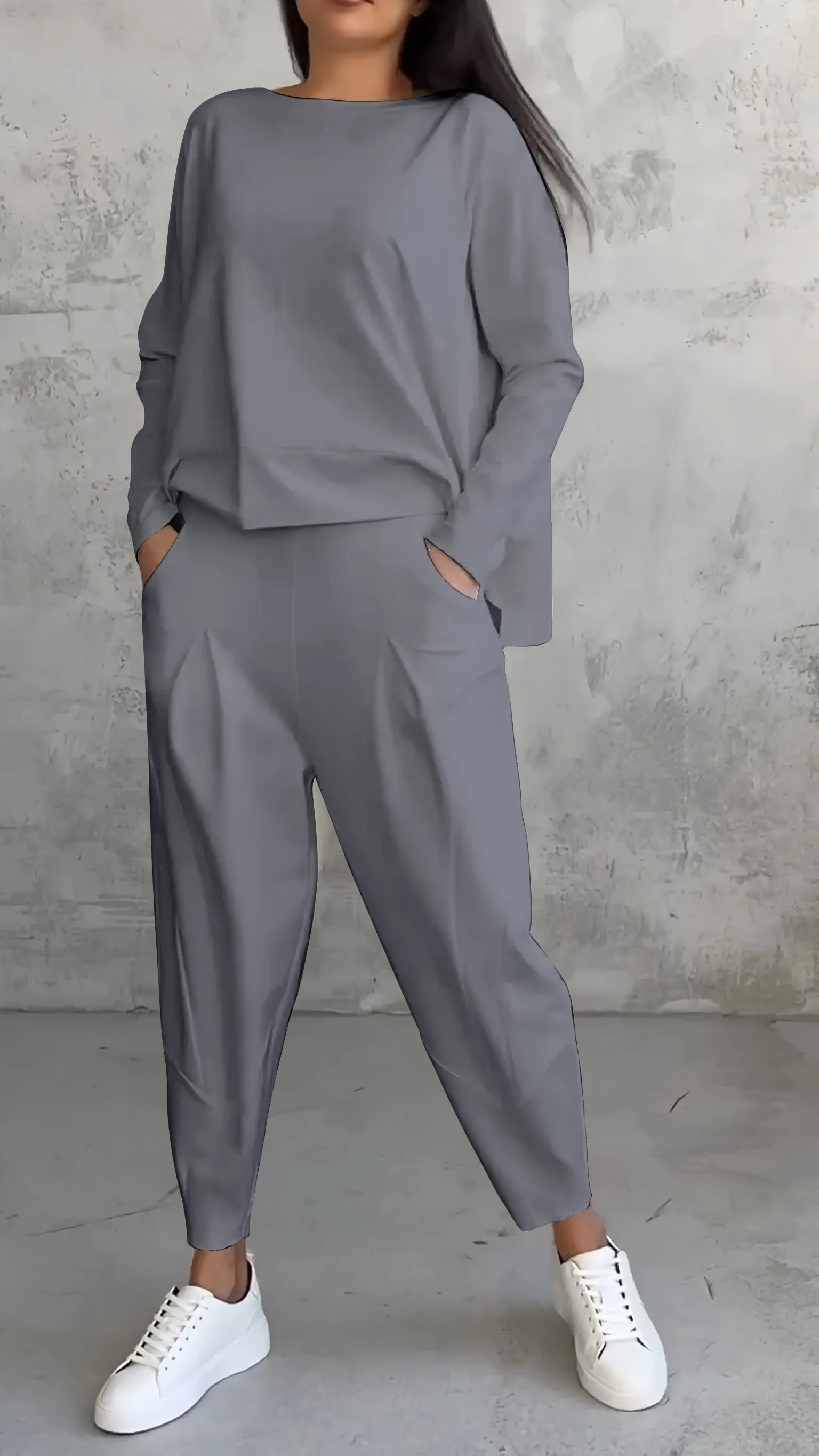 GR | Two-piece set in a casual relaxed fit 