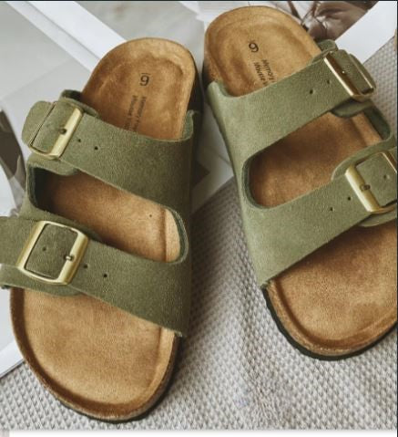 GR | Orthopedic Sandals with Cork Footbed Superior Support
