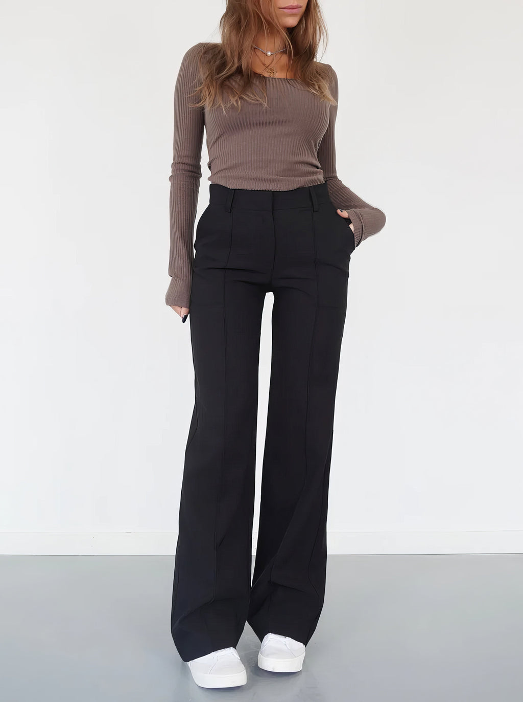 GR | Zeitlose Klassische High Waist Hose
