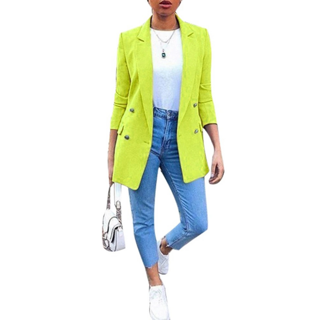 GR | Knee-length one-piece women's blazer