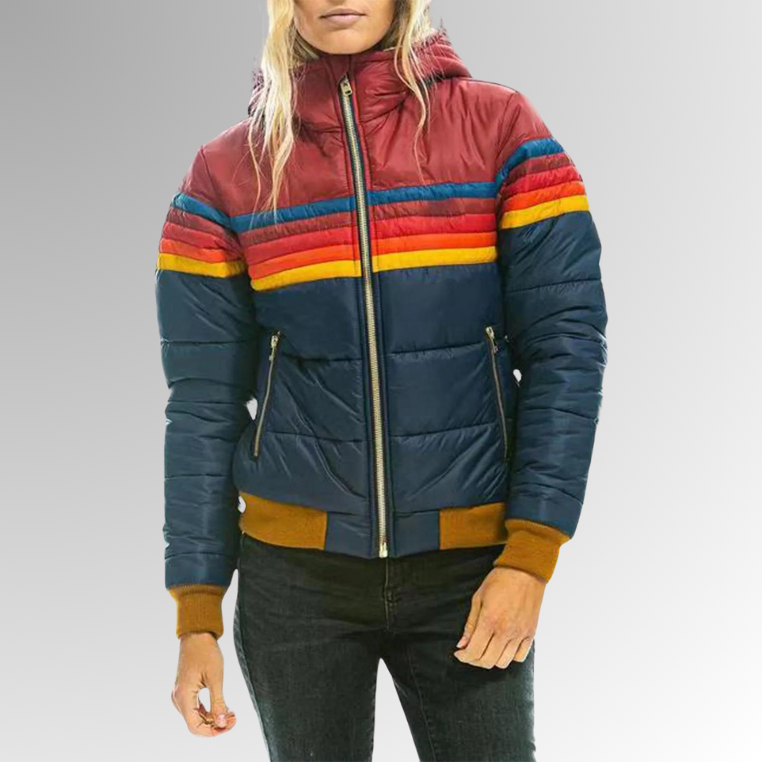 GR | Casual jacket with zipper and vibrant details