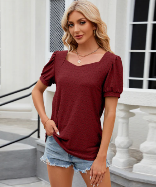 GR | with puff sleeves