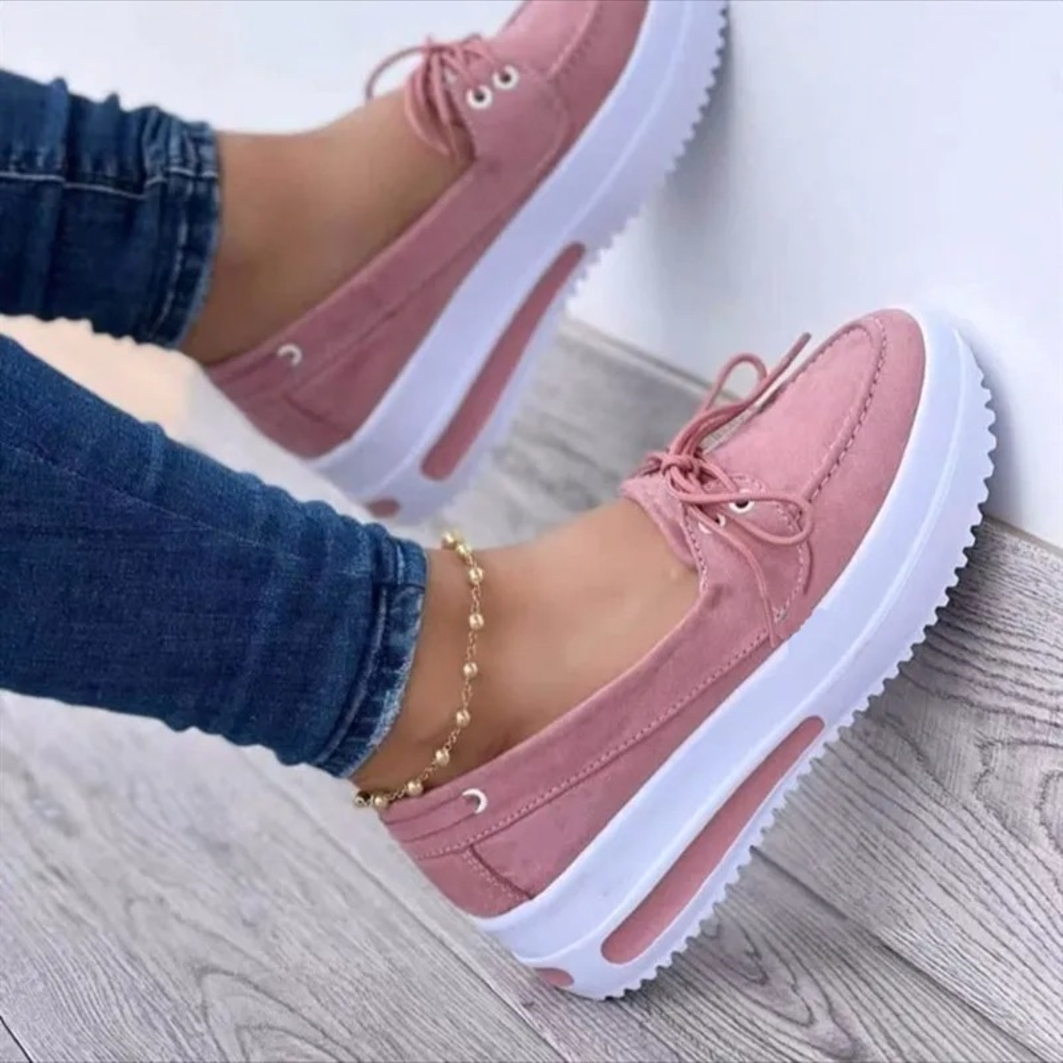 GR – Women's slippers made of non-slip suede