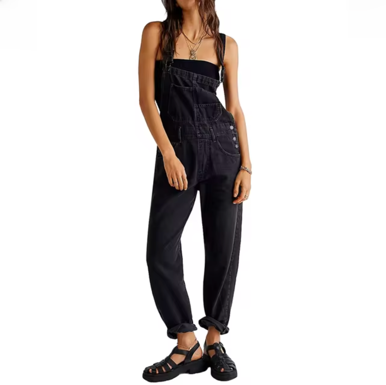 GR | Lockerer Jeans-Overall