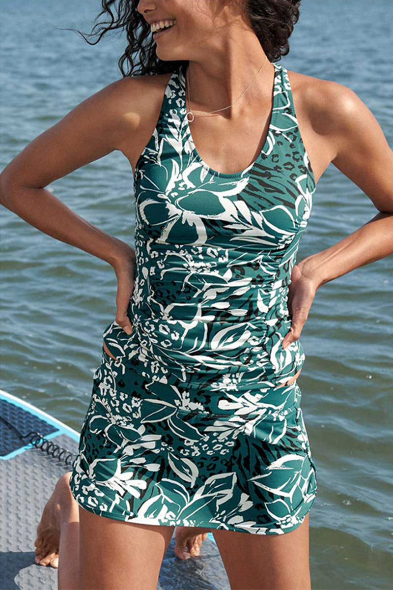 GR Green Tankini Set