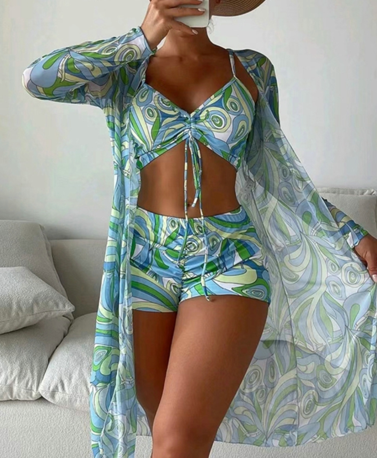 GR 1-piece bikini set | Demi set