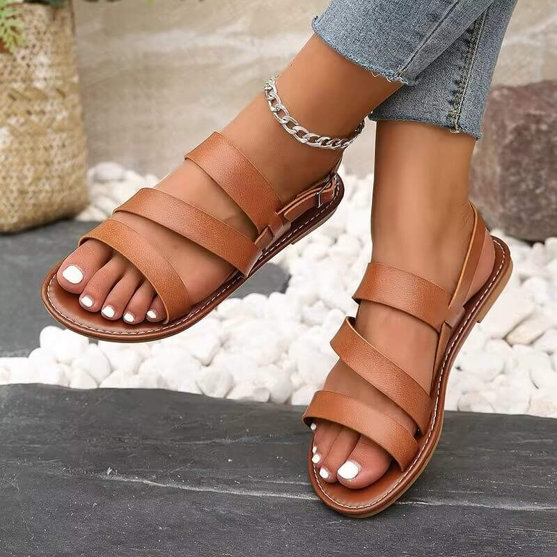 GR | Comfortable Summer Sandal with Ankle Strap for Women