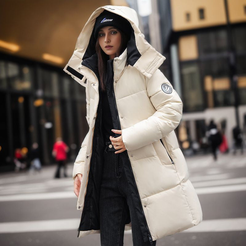 GR | Stylish hooded cotton jacket with sleeve logo
