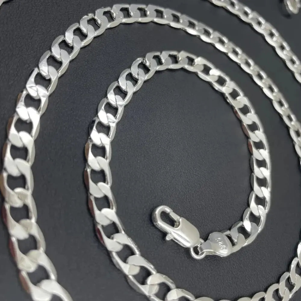 GR | 925 Sterling Silver Face Necklace
