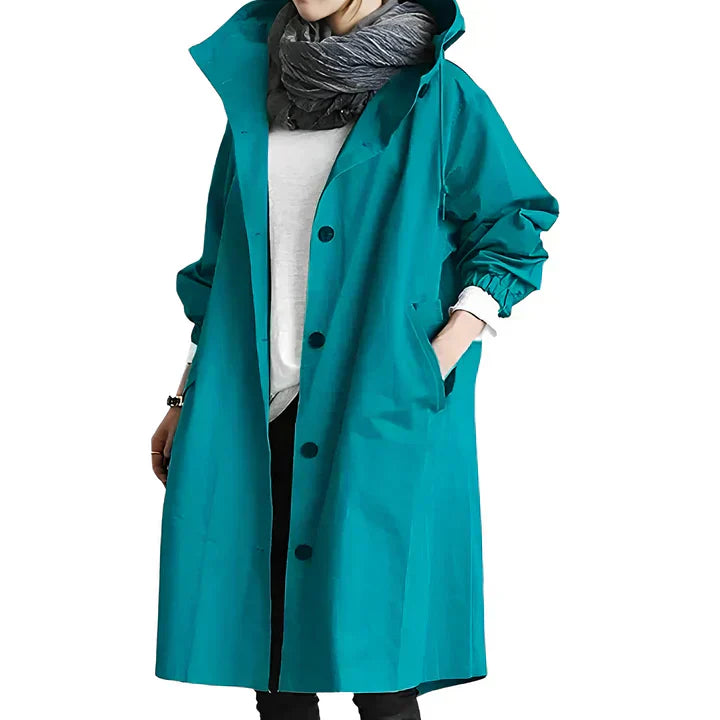 GR Waterproof Rain Jacket with Hood for Women | Perfect for Outdoor Activities