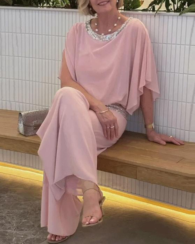 GR | Shimmer in style sequin jumpsuit