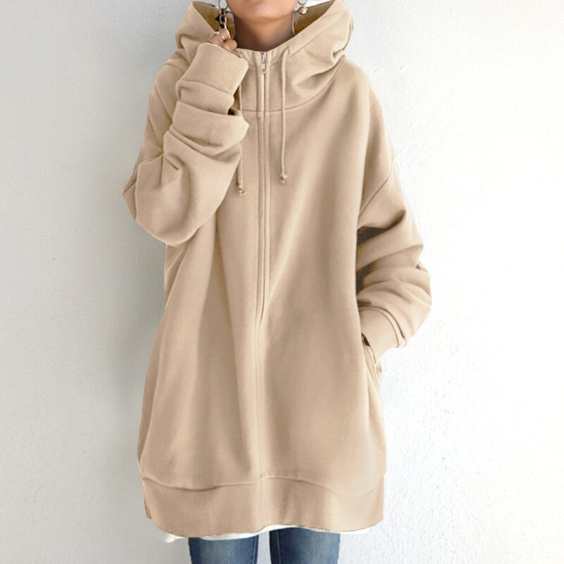 Winter Pullover Hoodie in Oversize - Cassandra