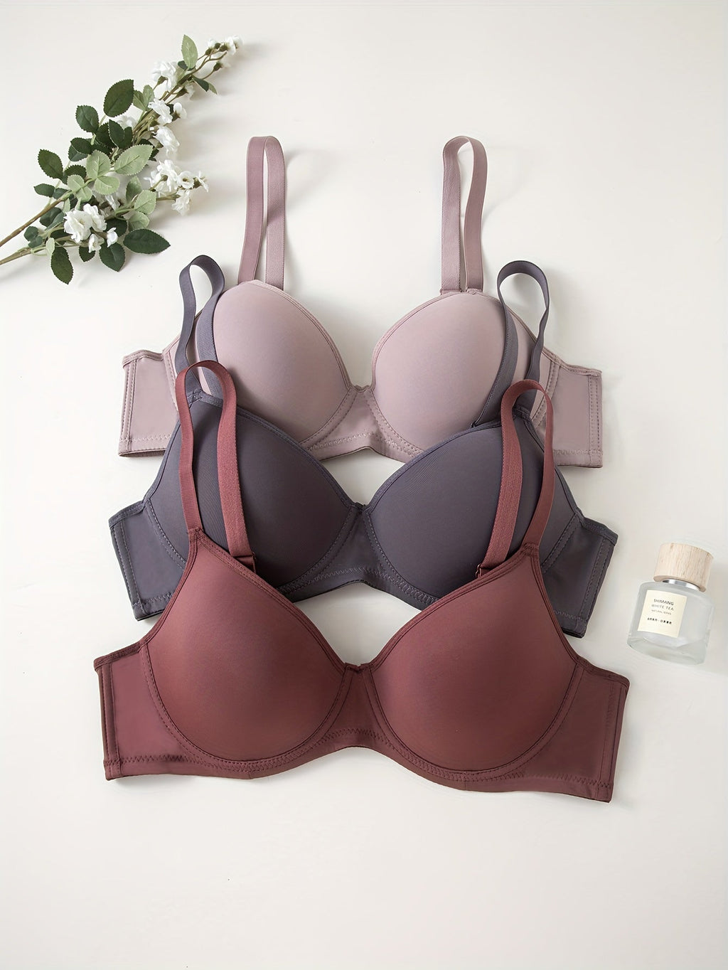 GR | 3-Piece Seamless Anti-Rejection Push-up Bra