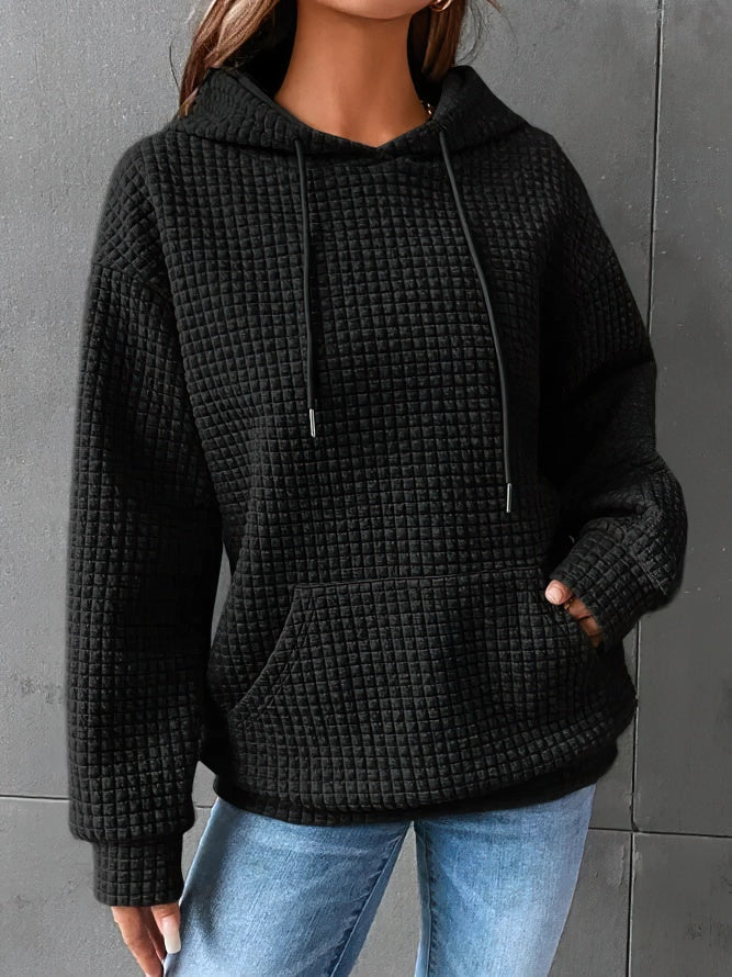 Cool and chic textured sweater for women