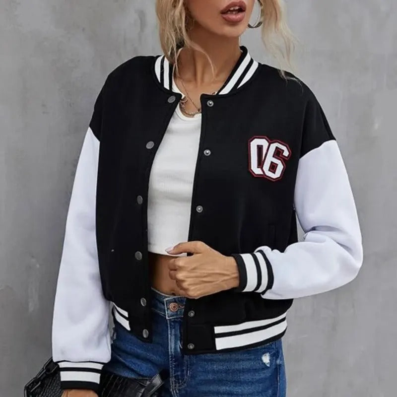 GR | Stylish bomber jacket with zipper