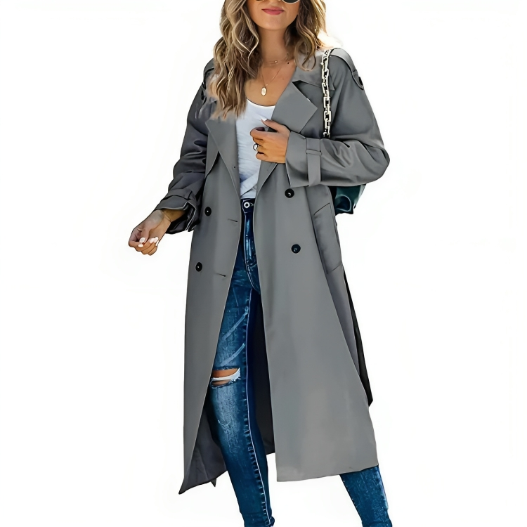 GR - Elegant streetwear trench coat