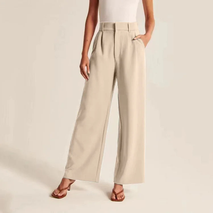 GR - Damen Chic Weite Bein Hosen