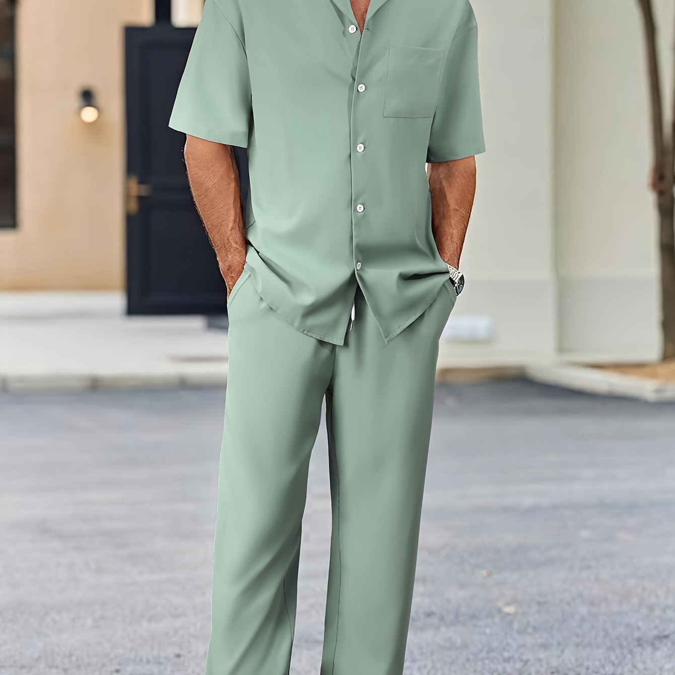 GR | Summer outfit set in a single color