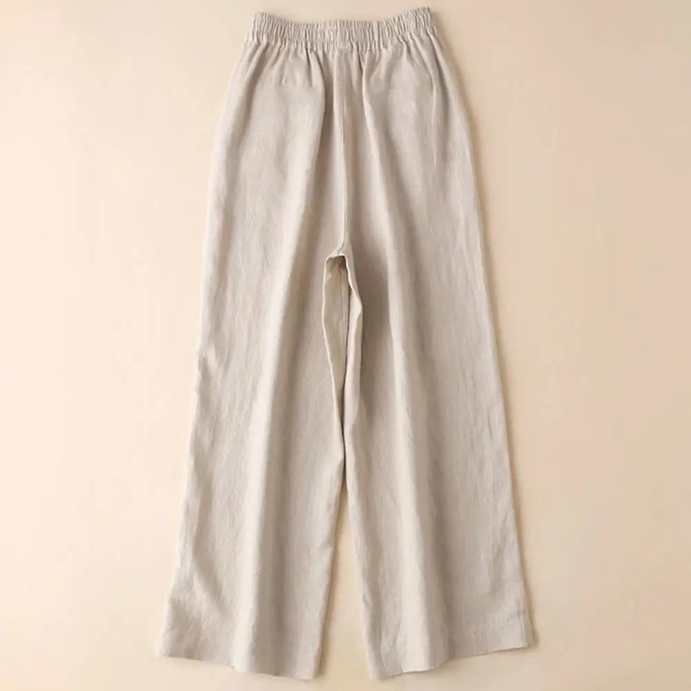 GR | Weite Leinen Baumwollhose