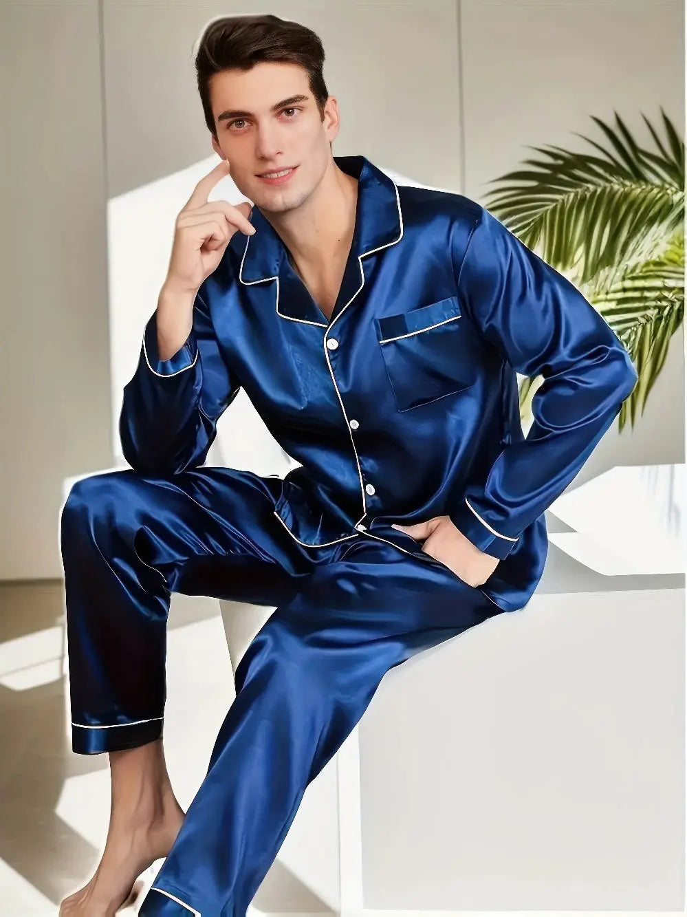 GR | Silk Satin Pyjama Set