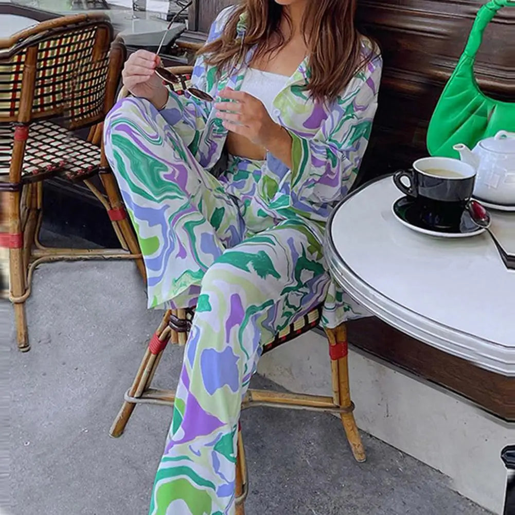 GR | Vibrant Printed Two-Piece Set