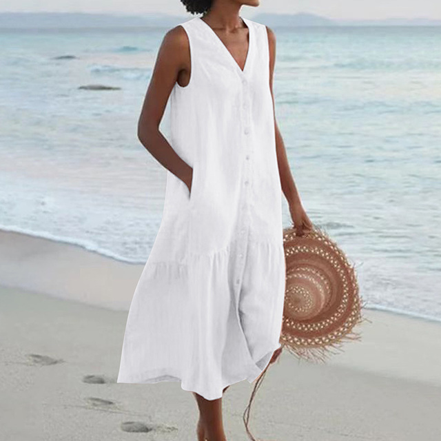 GR | Stilvolles Sommerkleid für den Urlaub