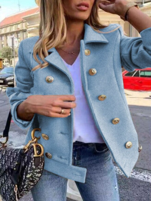 GR - Short designer jacket with gold buttons