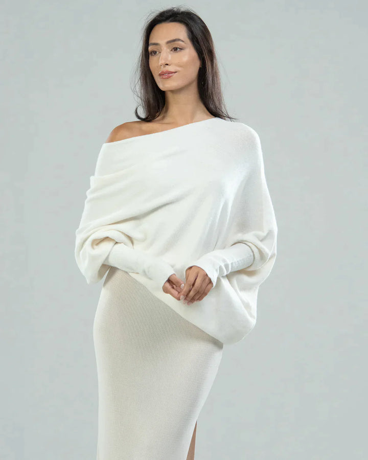 GR | Luxury Open Neck Pullover Sweater