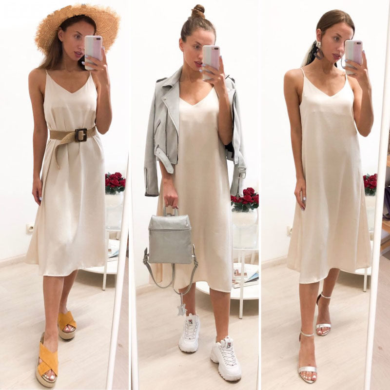GR | Spaghetti Strap Long Dress