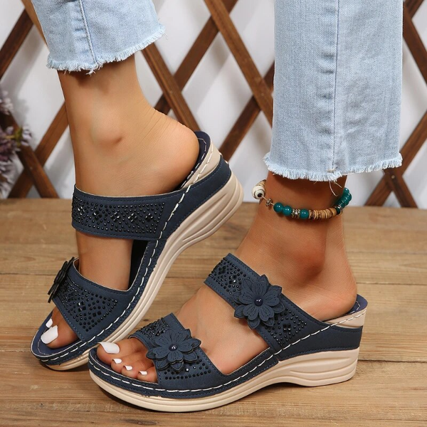 GR - Orthopedic Floral Sandals