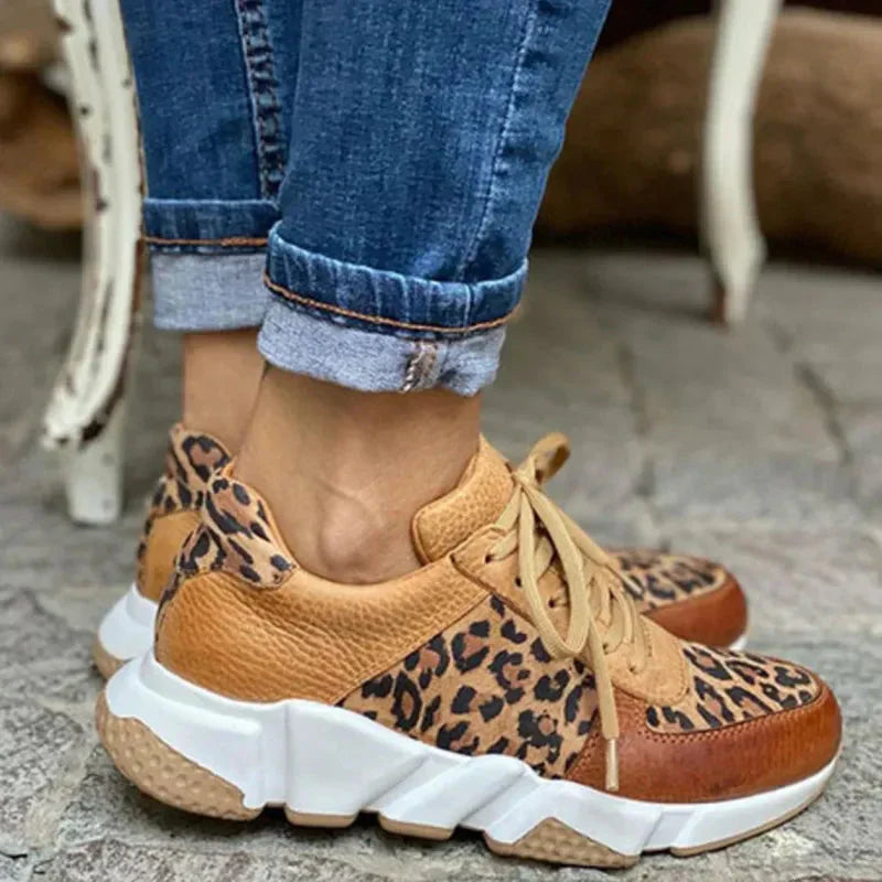 GR | Comfortable leopard print sneakers