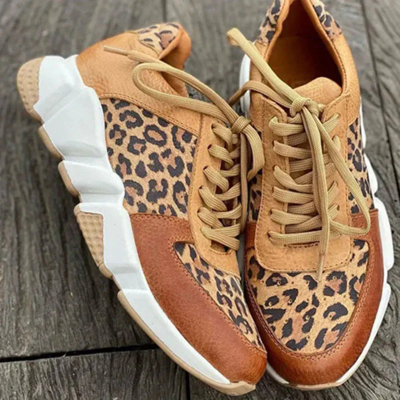 GR | Comfortable leopard print sneakers