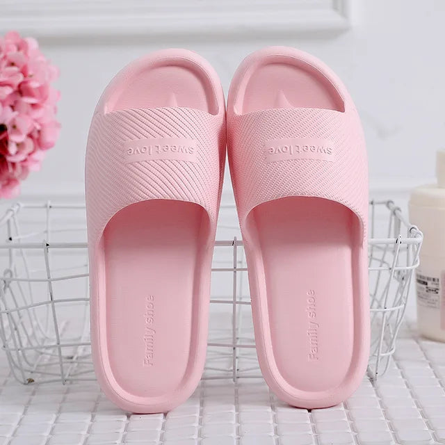 GR – Non-slip summer flip-flops for women: Comfortable indoor slippers, waterproof EVA material