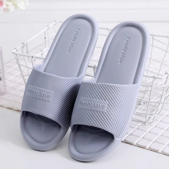 GR – Non-slip summer flip-flops for women: Comfortable indoor slippers, waterproof EVA material