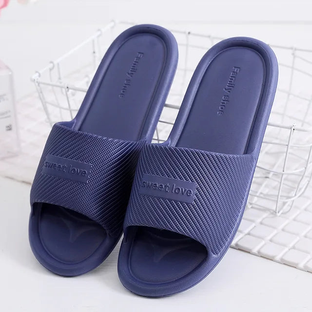 GR – Non-slip summer flip-flops for women: Comfortable indoor slippers, waterproof EVA material